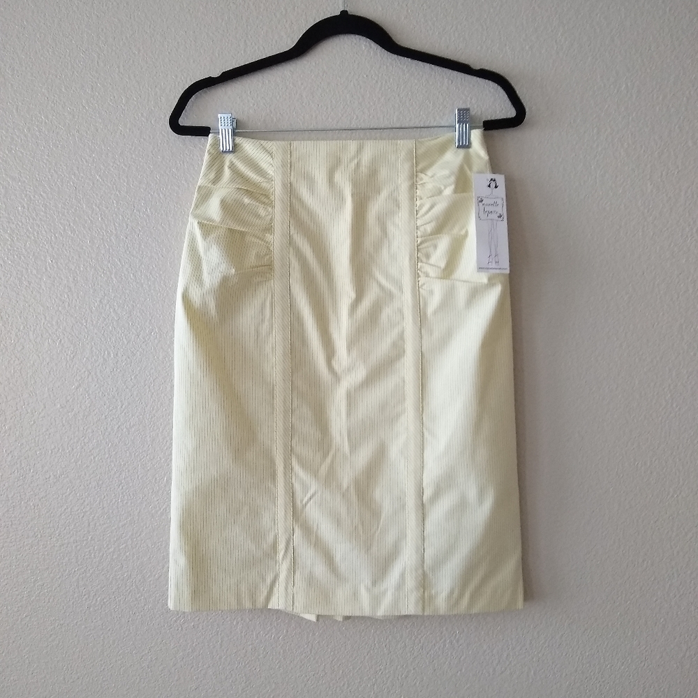 Nanette Lepore West Indies Pencil Skirt Lemon